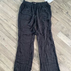 Black Roxy lounge / beach pants